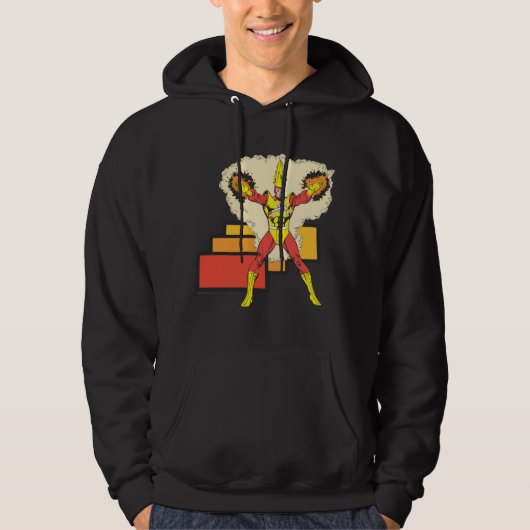 Feuersturm in seinem Element Hoodie (Vorderseite)