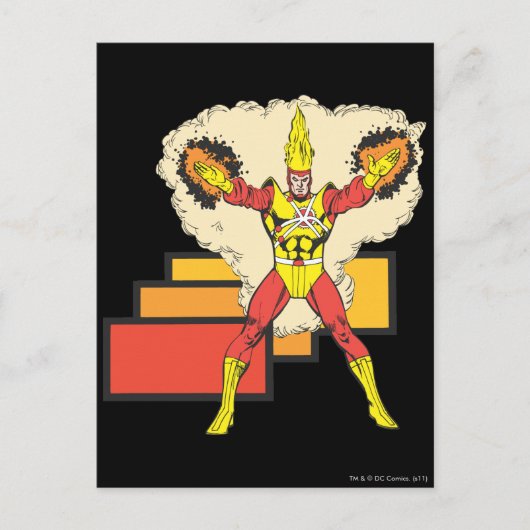 Feuersturm in seinem Element Postkarte (Vorderseite)