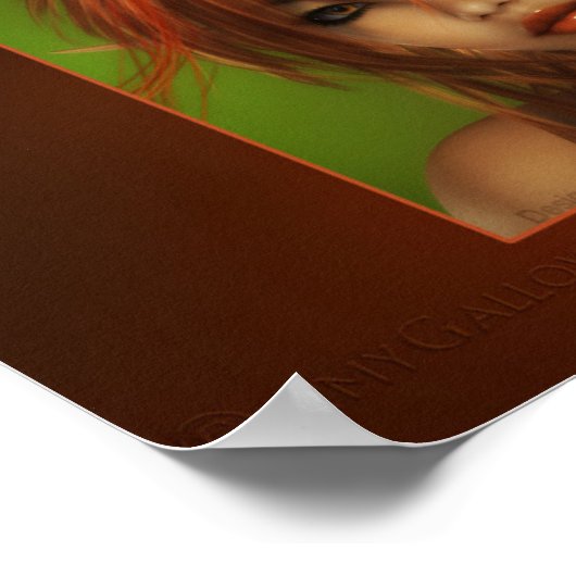 Feuersturm Poster (Ecke)