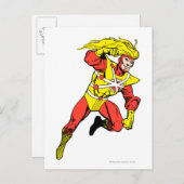 Feuersturm steigt postkarte (Vorne/Hinten)