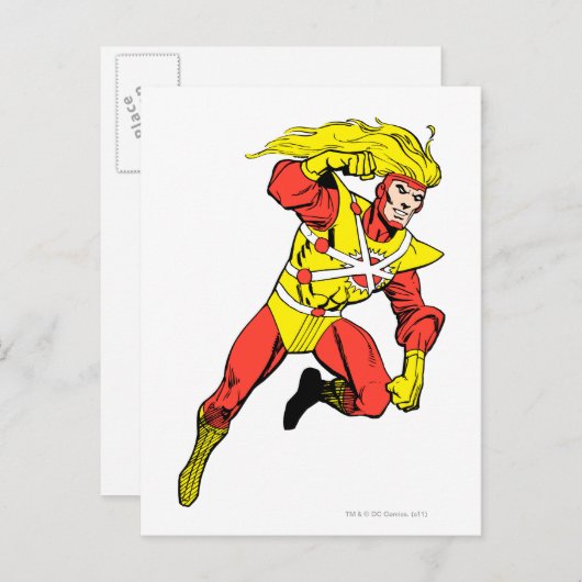 Feuersturm steigt postkarte (Vorne/Hinten)