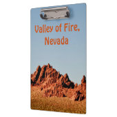 Feuertal, Nevada Klemmbrett (Links)