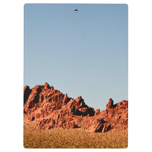 Feuertal, Nevada Klemmbrett (Rückseite)