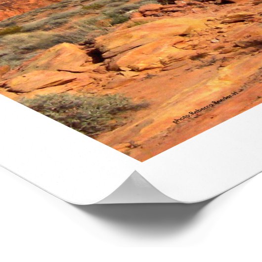 Feuertal, Nevada Poster (Ecke)