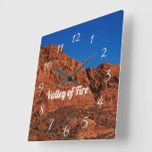 Feuertal quadratische wanduhr (Winkel)