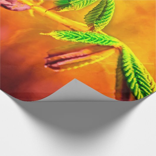 Feuertanz Geschenkpapier (Ecke)