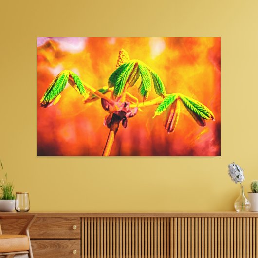 Feuertanz Leinwanddruck (Insitu (Wohnzimmer))