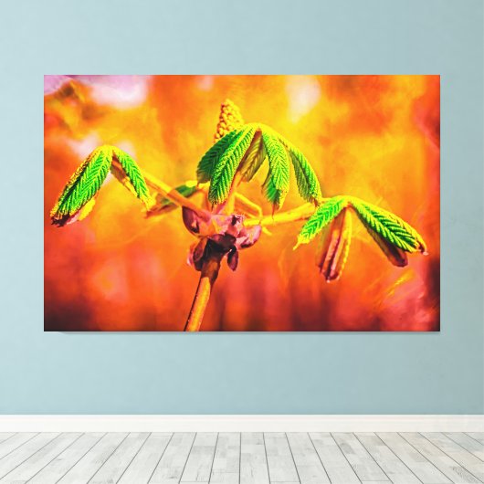 Feuertanz Leinwanddruck (Insitu (Holzboden))