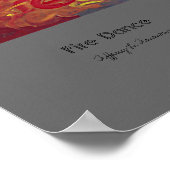 Feuertanz Poster (Ecke)