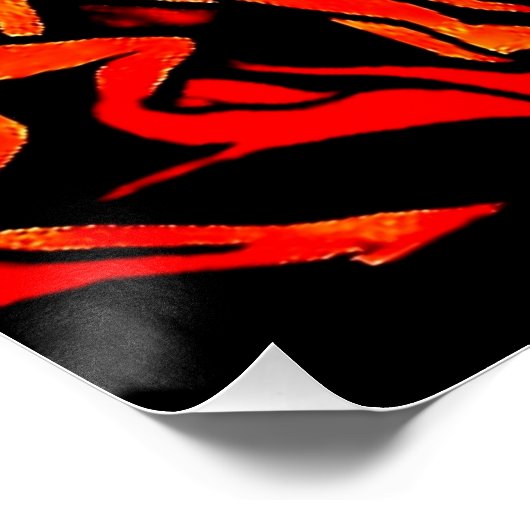 Feuertanz Poster (Ecke)