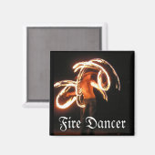 Feuertänzer Magnet (Vorderseite/Rückseite)
