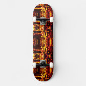 Feuertempel Skateboard (Vorderseite)