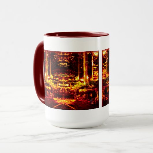 Feuertempel Tasse (Vorderseite Links)