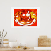 Feuerteufel Poster (Küche)