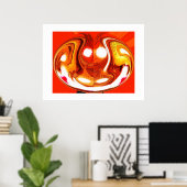 Feuerteufel Poster (Heimbüro)