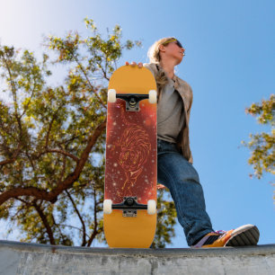 Feuertiger auf der Starry Night Skateboard