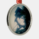 Feuerturm am Grand Canyon Silbernes Ornament (Rechts)