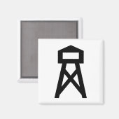Feuerturm Magnet (Vorderseite/Rückseite)