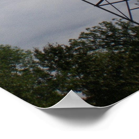 Feuerturm Poster (Ecke)