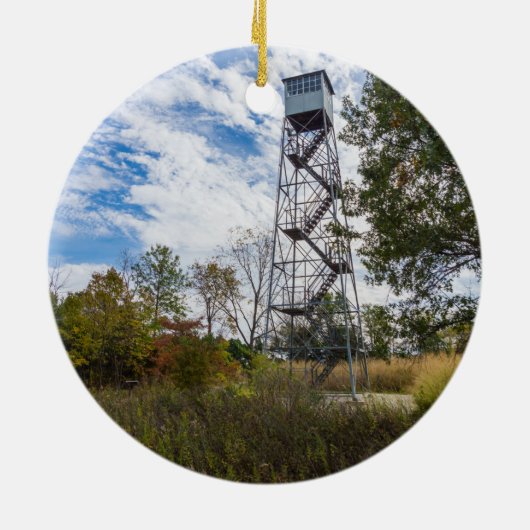 Feuerturm Runge Keramik Ornament (Hinten)