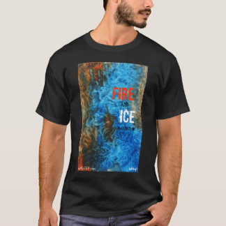 "Feuerund Eis" Watercolor-T - Shirt durch unASLEEP