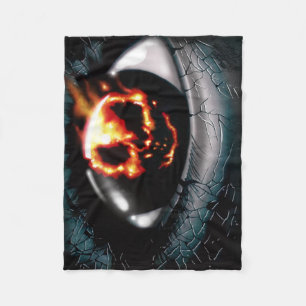 "Feuervision" Fleecedecke