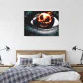 "Feuervision" Leinwanddruck (Insitu (Schlafzimmer))