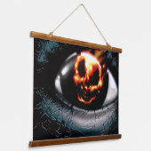 "Feuervision" Wandteppich Mit Holzrahmen (Gewinkelt)