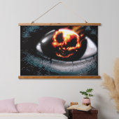 "Feuervision" Wandteppich Mit Holzrahmen (Schlafzimmer)