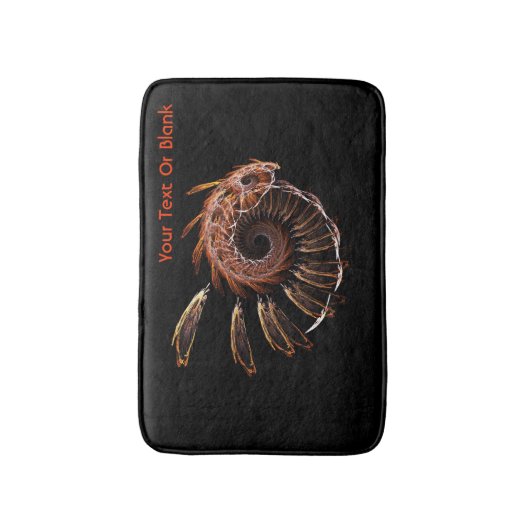 Feuervogel Badematte (Vorderseite Vertikal)