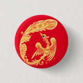 Feuervogel Button (Vorderseite)