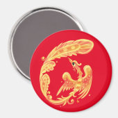Feuervogel Magnet (Vorderseite/Rückseite)