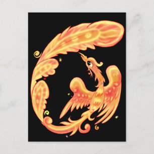 Feuervogel Postkarte