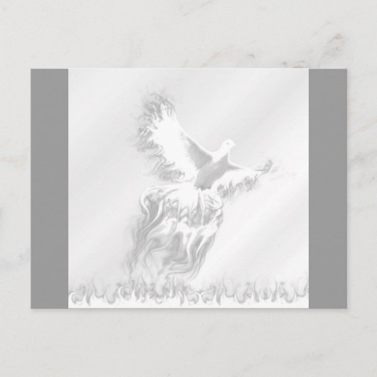 Feuervogel Postkarte (Vorderseite)