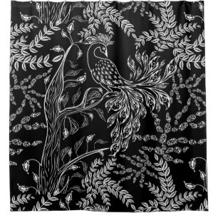 Feuervogel, Vogel Duschvorhang