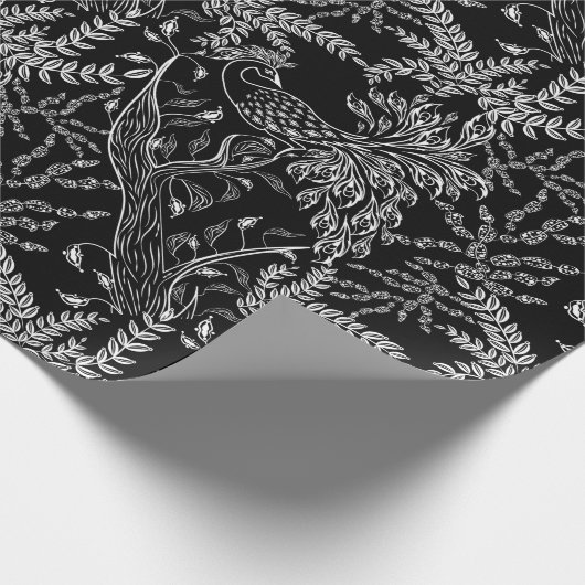 Feuervogel, Vogel Geschenkpapier (Ecke)