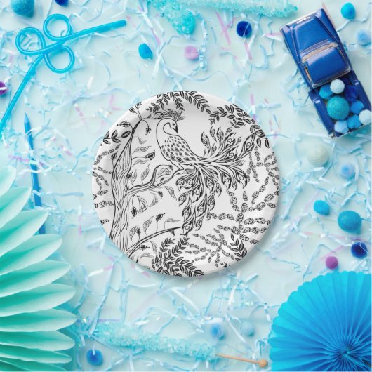 Feuervogel, Vogel Pappteller (Party)