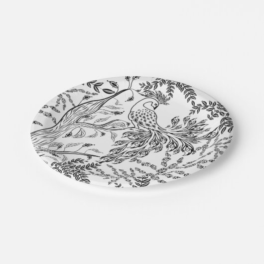 Feuervogel, Vogel Pappteller (Schrägansicht)