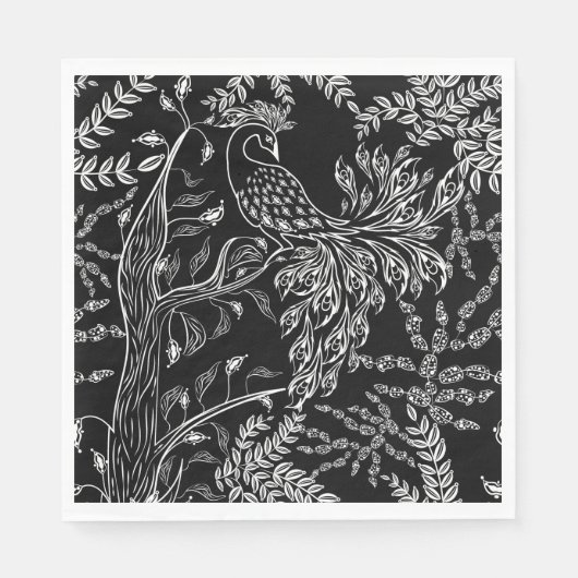 Feuervogel, Vogel Serviette (Vorderseite)