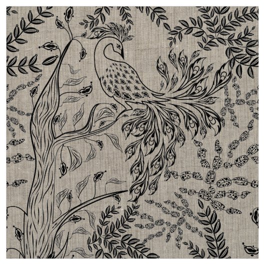 Feuervogel, Vogel Stoff (Muster)