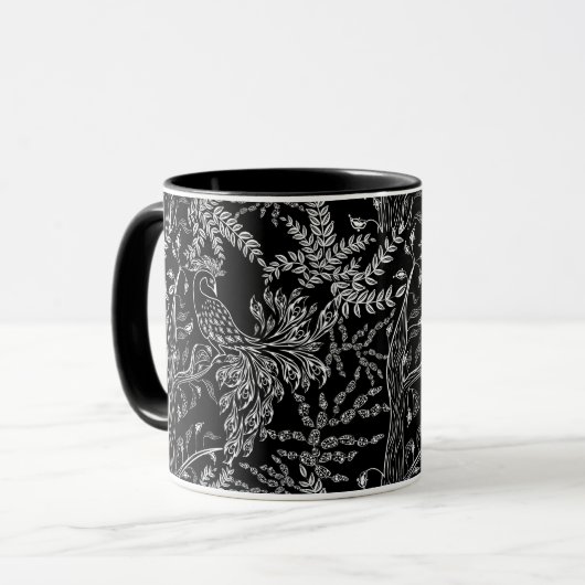 Feuervogel, Vogel Tasse (Vorderseite Links)