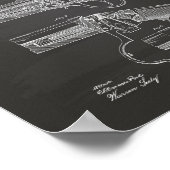 Feuerwaffen 1879 Patentkunst - Tafel Poster (Ecke)