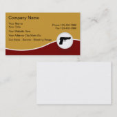 Feuerwaffen-Visitenkarten Visitenkarte (Vorne/Hinten)