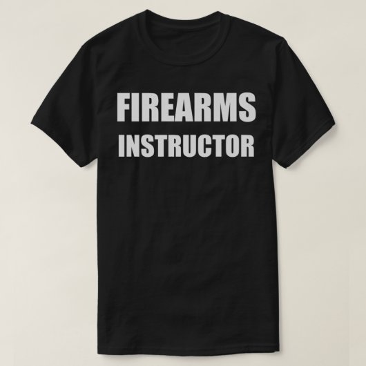 Feuerwaffeninstruktor 2 Seitlicher Front- und Rück T-Shirt (Design vorne)