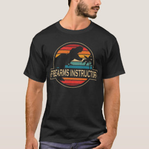 Feuerwaffeninstruktor Dinosaur T-Shirt