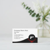 Feuerwaffeninstruktor modern visitenkarte (Stehend Vorderseite)