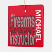 Feuerwaffenleiter Sonderbeauftragter CUSTOM Keramikornament (Links)