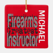 Feuerwaffenleiter Sonderbeauftragter CUSTOM Keramikornament (Rückseite)