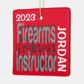 Feuerwaffenleiter Sonderbeauftragter CUSTOM Keramikornament (Links)