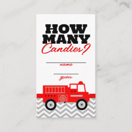 Feuerwagen Wie viele Candies Game Guards Karten